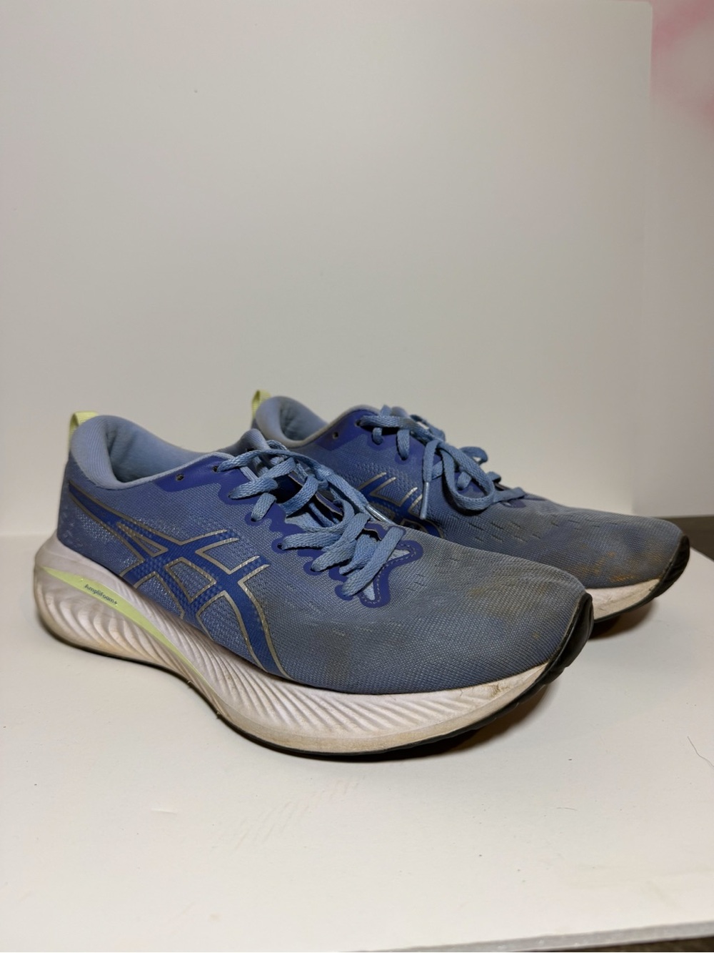 Asics Blue and White Women's Running‎ Sneakers